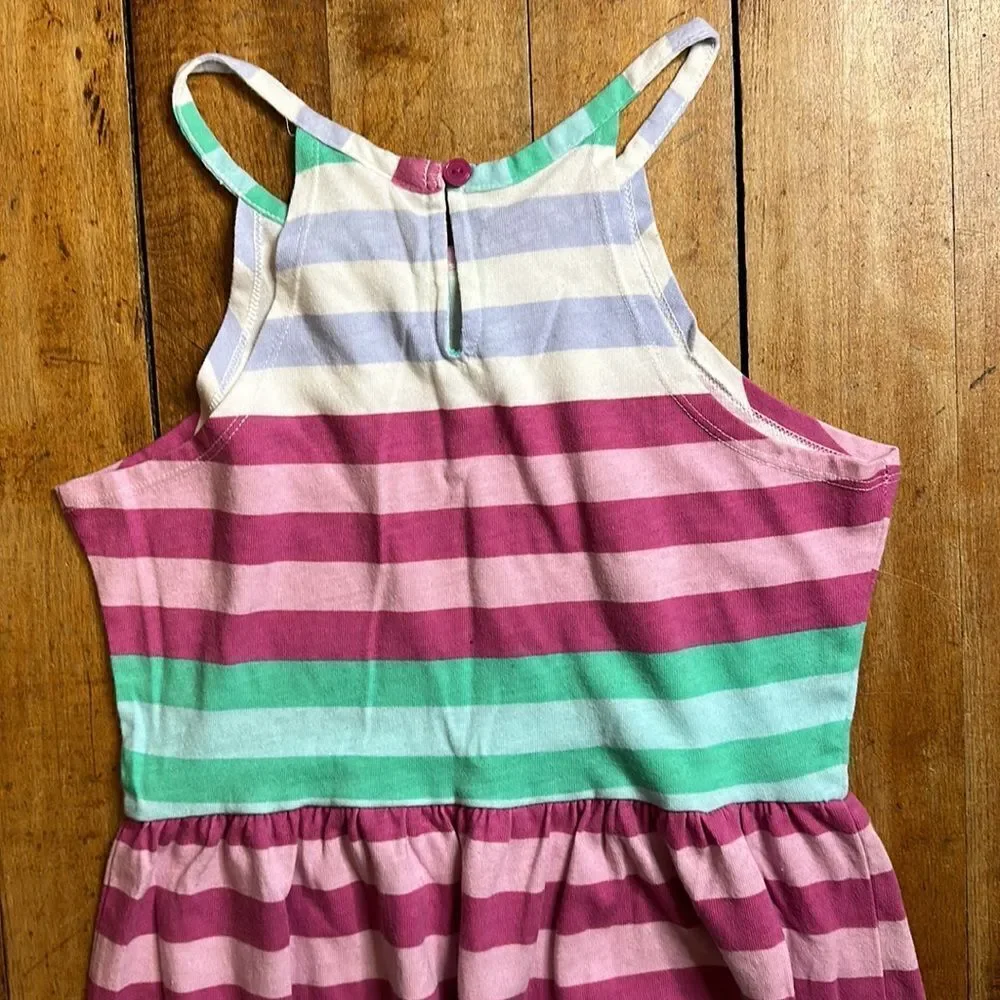 Gymboree Girls size 10 to 12 Large striped Maxi dress summer beach vacation
